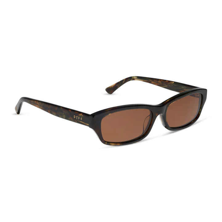 Diff Misty Koa Tortoise Frame w/ Brown Lens Sunglasses