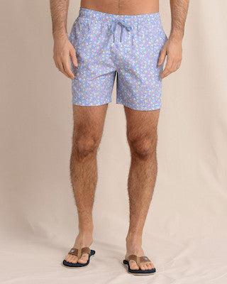Southern Tide Petal Party Swim Trunk Petal Pink