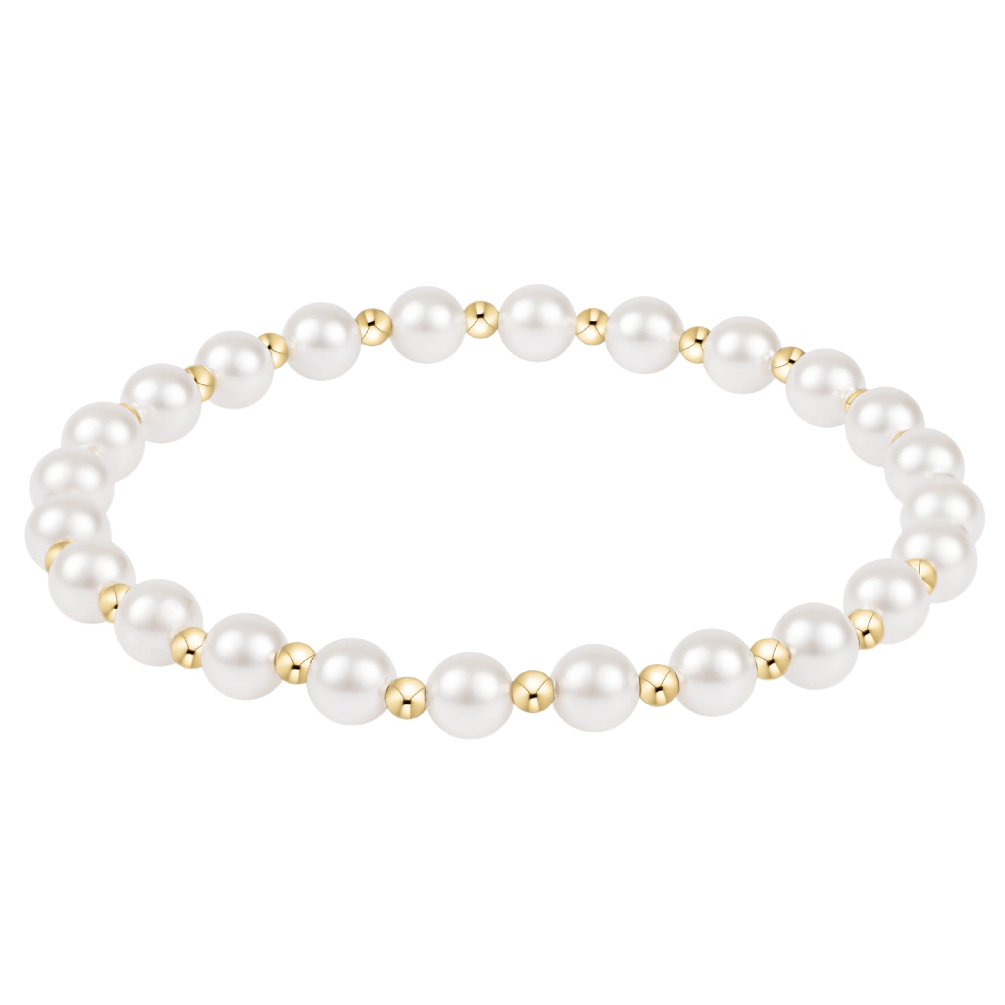 Enewton Grateful 5mm Bead Bracelet Pearl