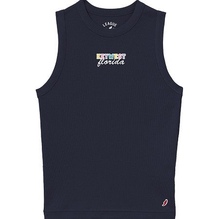 Legacy Key West Rainbow Bubblegum Tank Navy