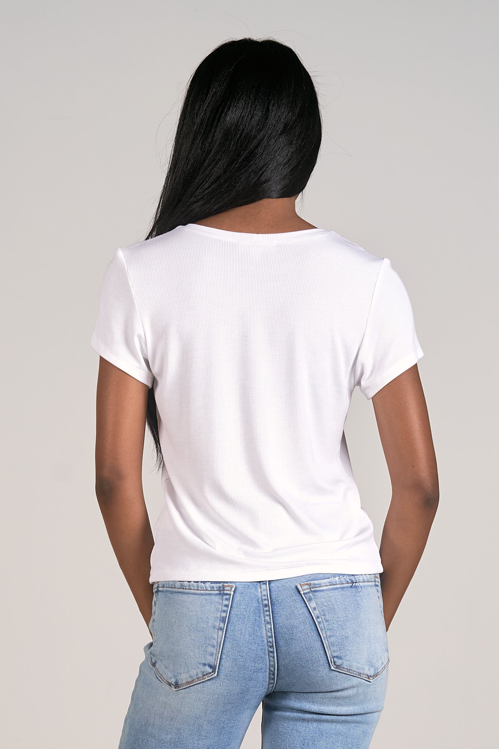 Elan Cris Crewneck Top SS