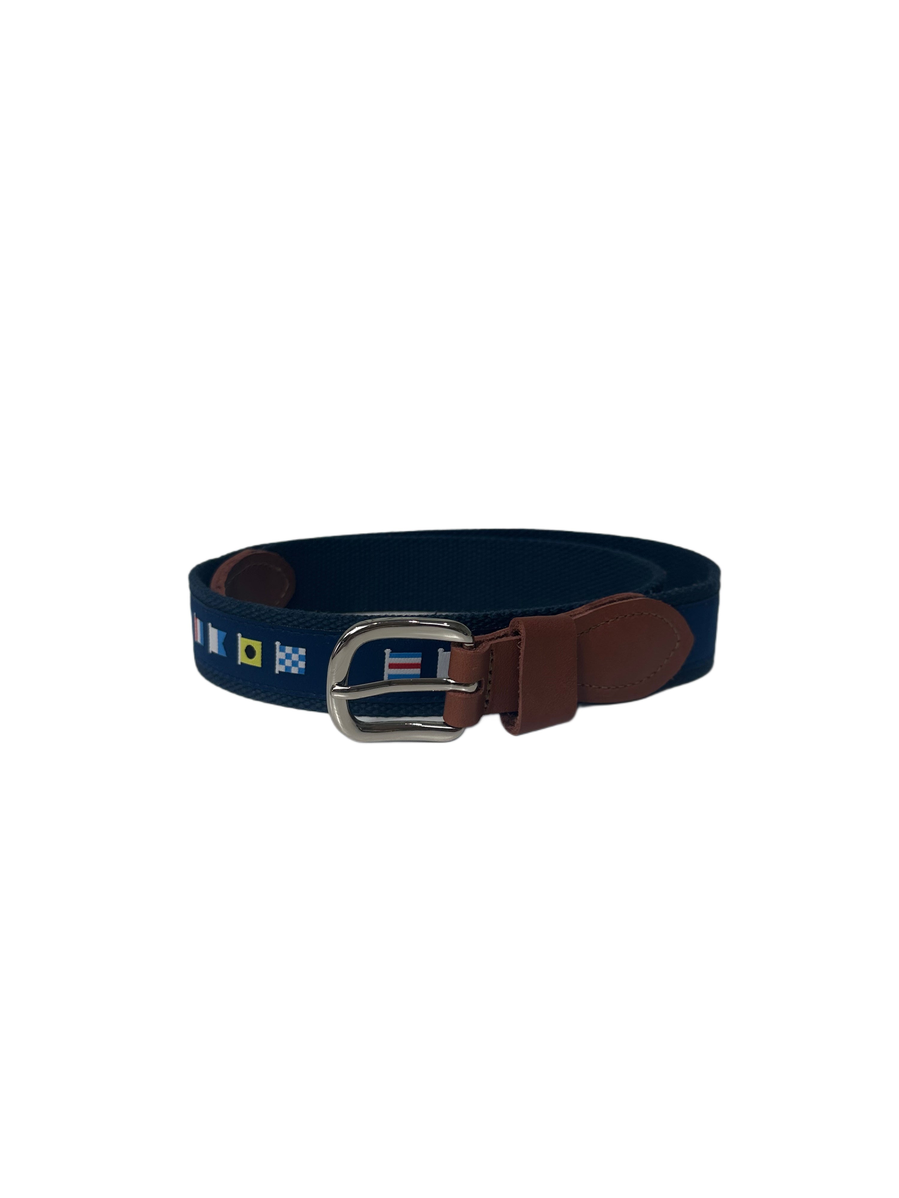 Leather Man Beach Collection Flag Belt