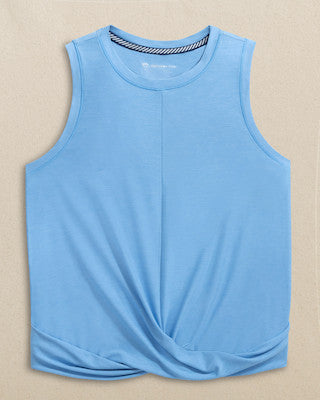 Southern Tide Lacy Coastal Breeze Active Twist Tank Ocean Channel