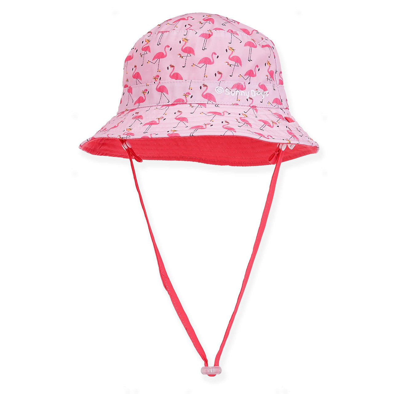 Sun 'N' Sand Kids Nora Bucket Flamingo Printed Hat Cotton Candy