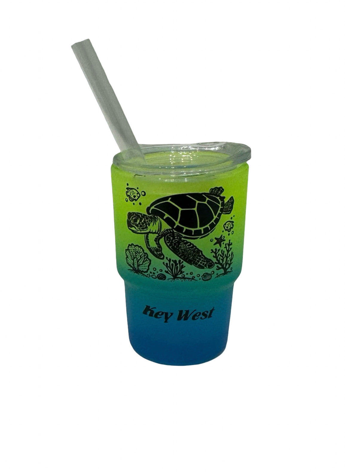 Turtles & Tides Key West Matte Mini Tumbler Shot Glass