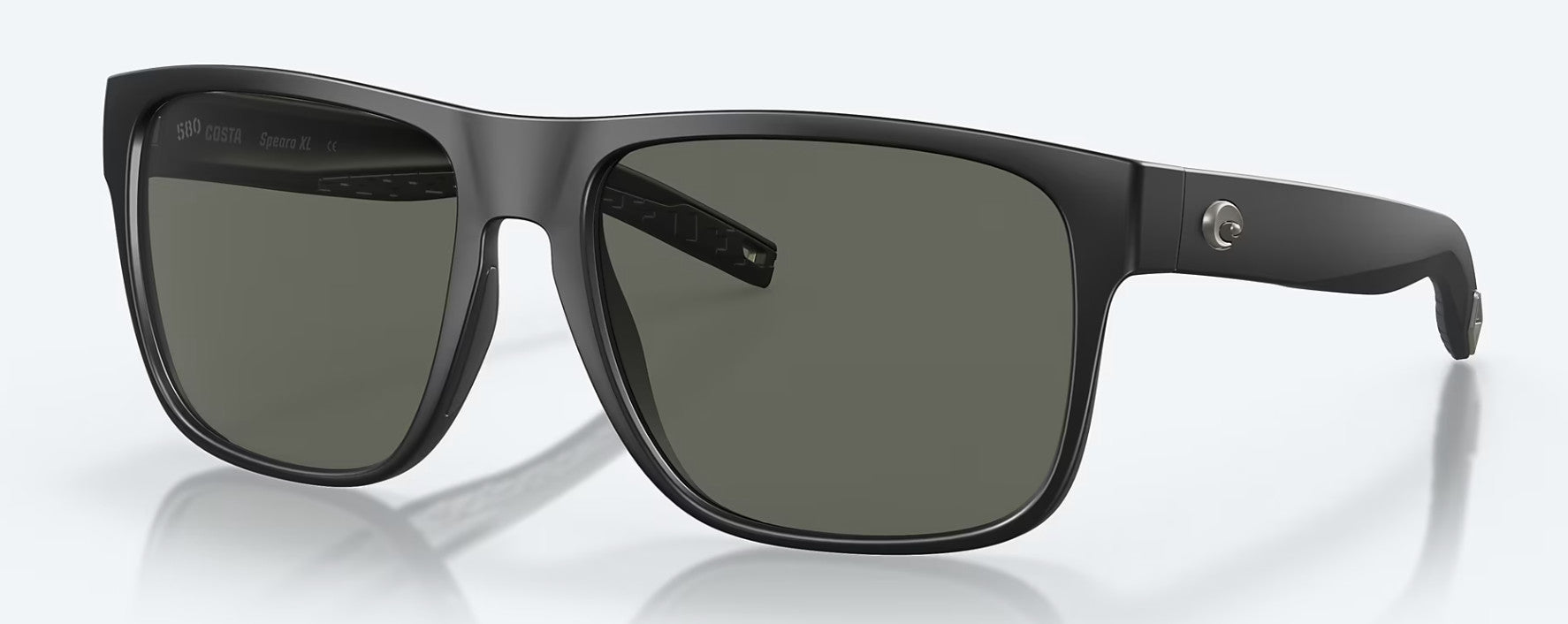 Costa Spearo XL Matte Black Frame w/Gray Lens 580G Sunglasses Polarized