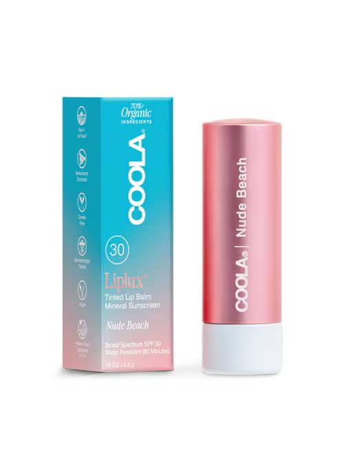 Coola Mineral Liplux SPF 30 Nude Beach 0.15oz