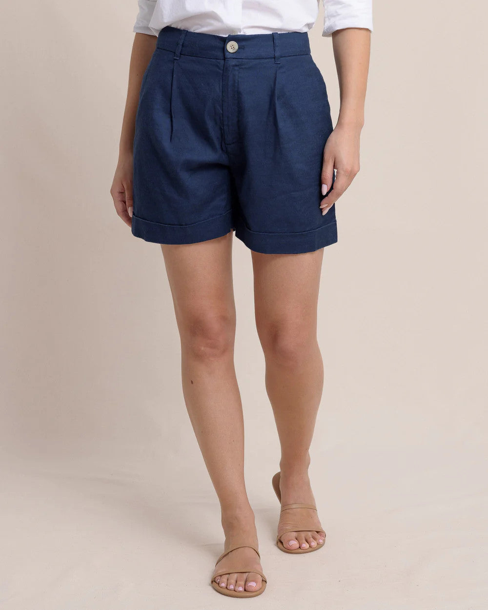 Southern Tide Jacey Twill Short Dress Blue