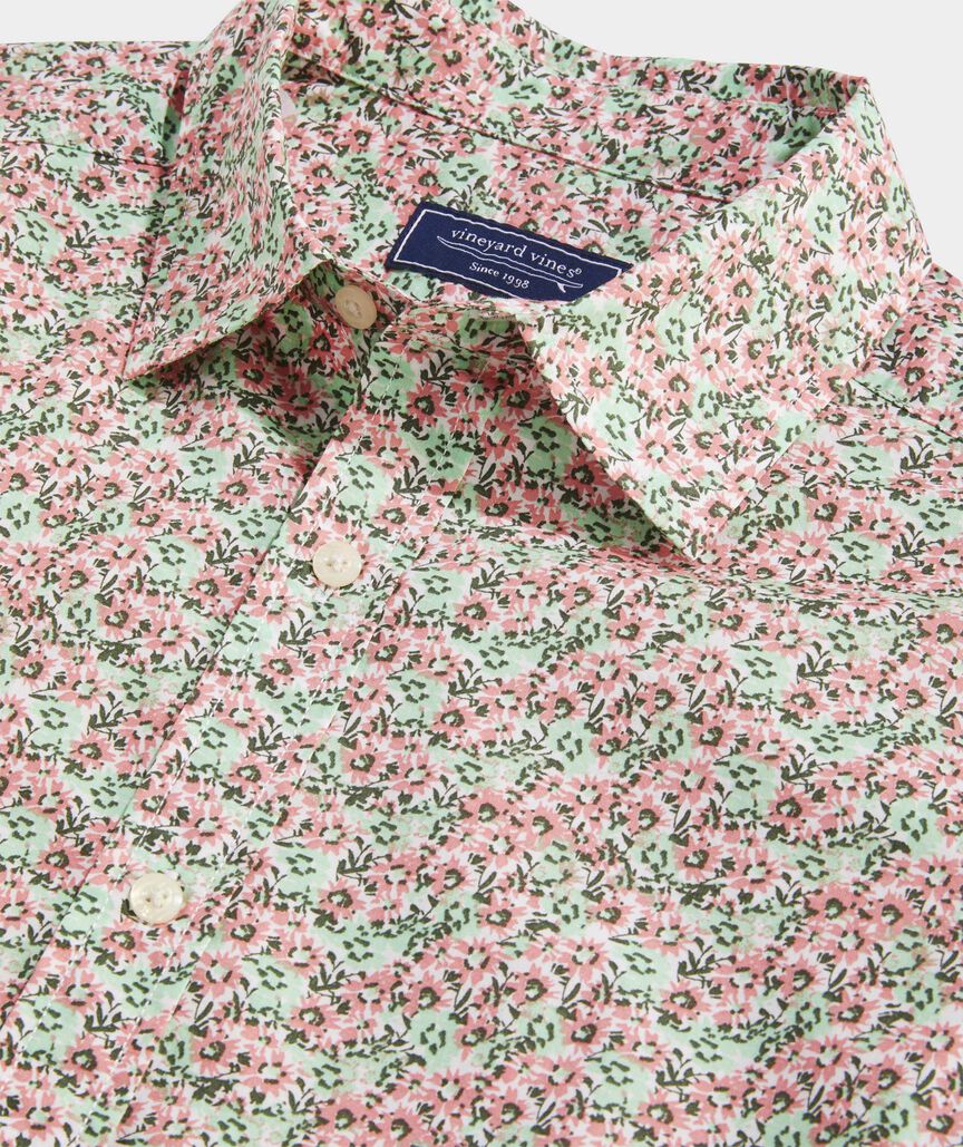 Vineyard Vines Gulf Floral Printed Casual Shirt SS