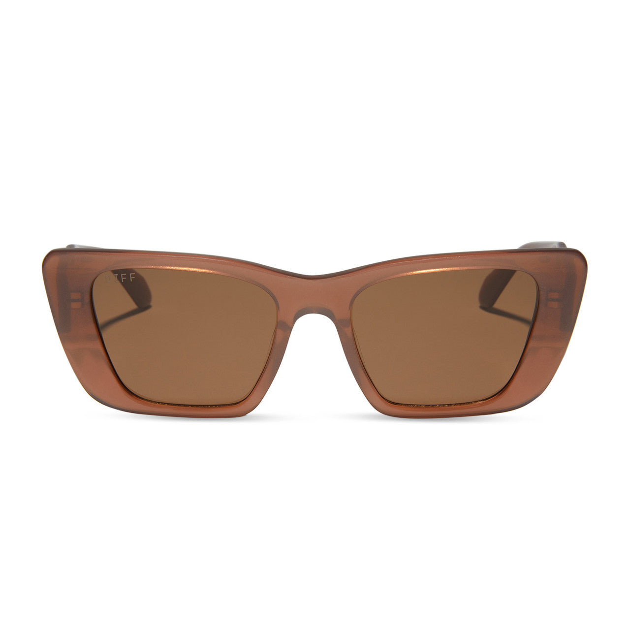 Diff Aura Macchiato Frame w/ Brown Lens Sunglasses Polarized