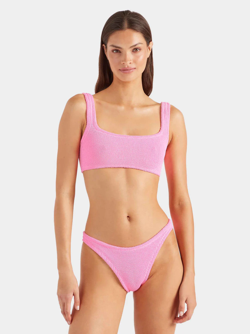 Hunza G Xandra Bikini Set Bubblegum O/S