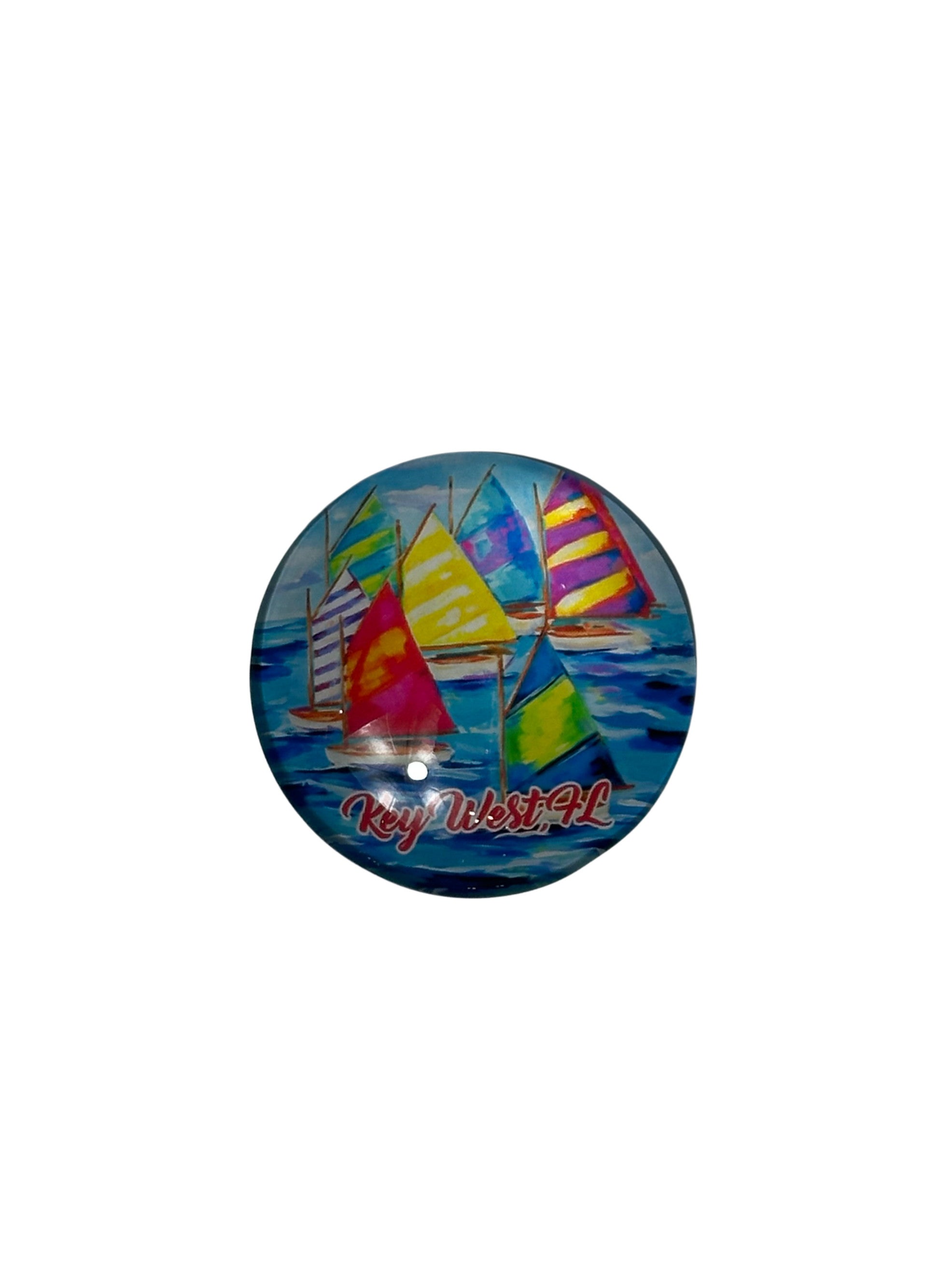 Sailboat Scene Key West Magnet