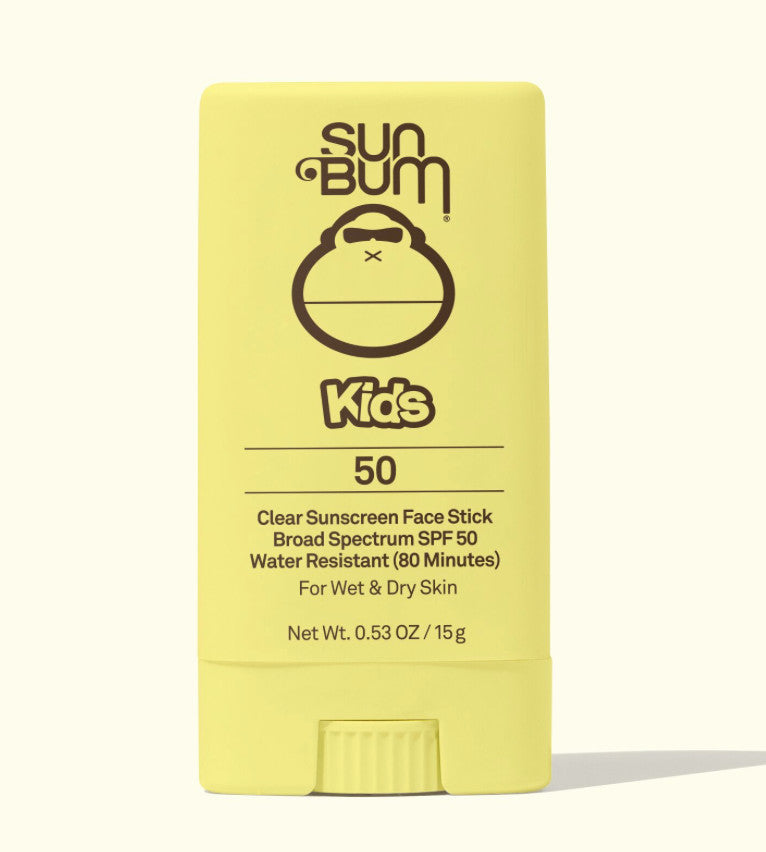 Sun Bum Kids SPF 50 Clear Sunscreen Face Stick 0.5 oz.