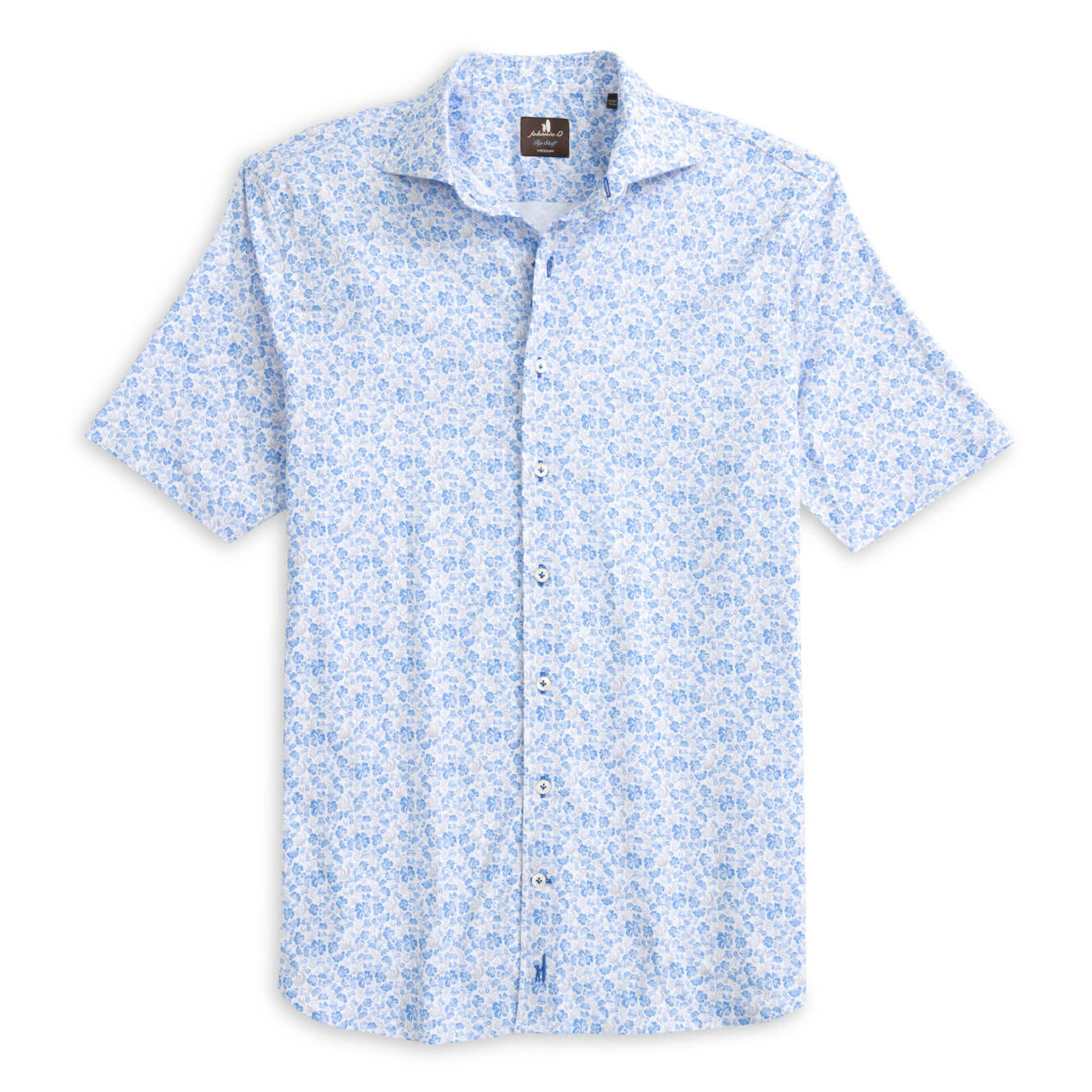 Johnnie-O Filipe Short Sleeve Sport Shirt Maliblu