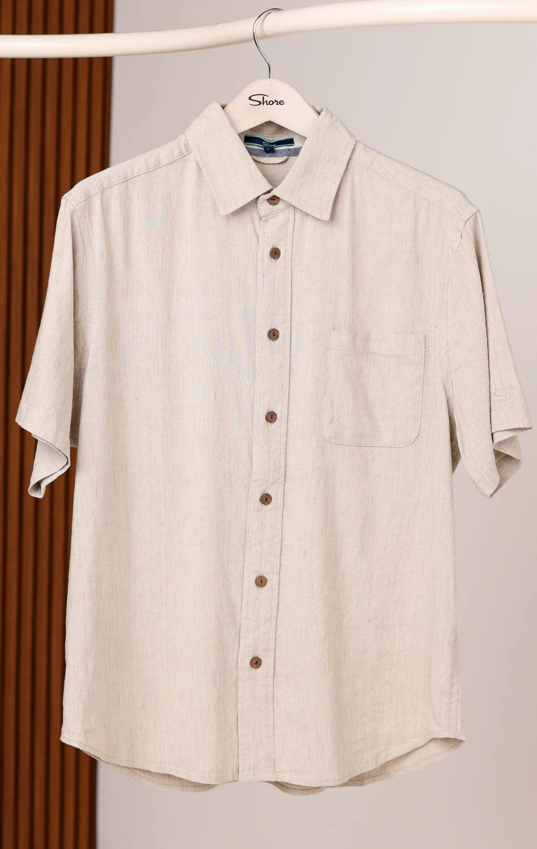 Shore Mariner Linen SS Shirt Sunwashed Sand