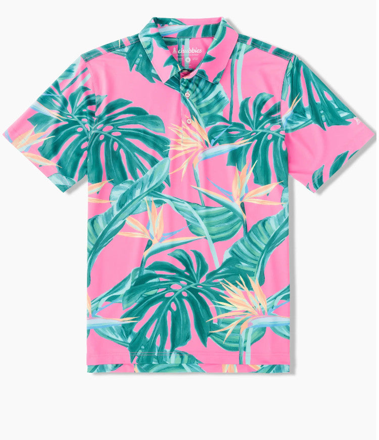 Chubbies The Birds Of Paradise Performance Polo