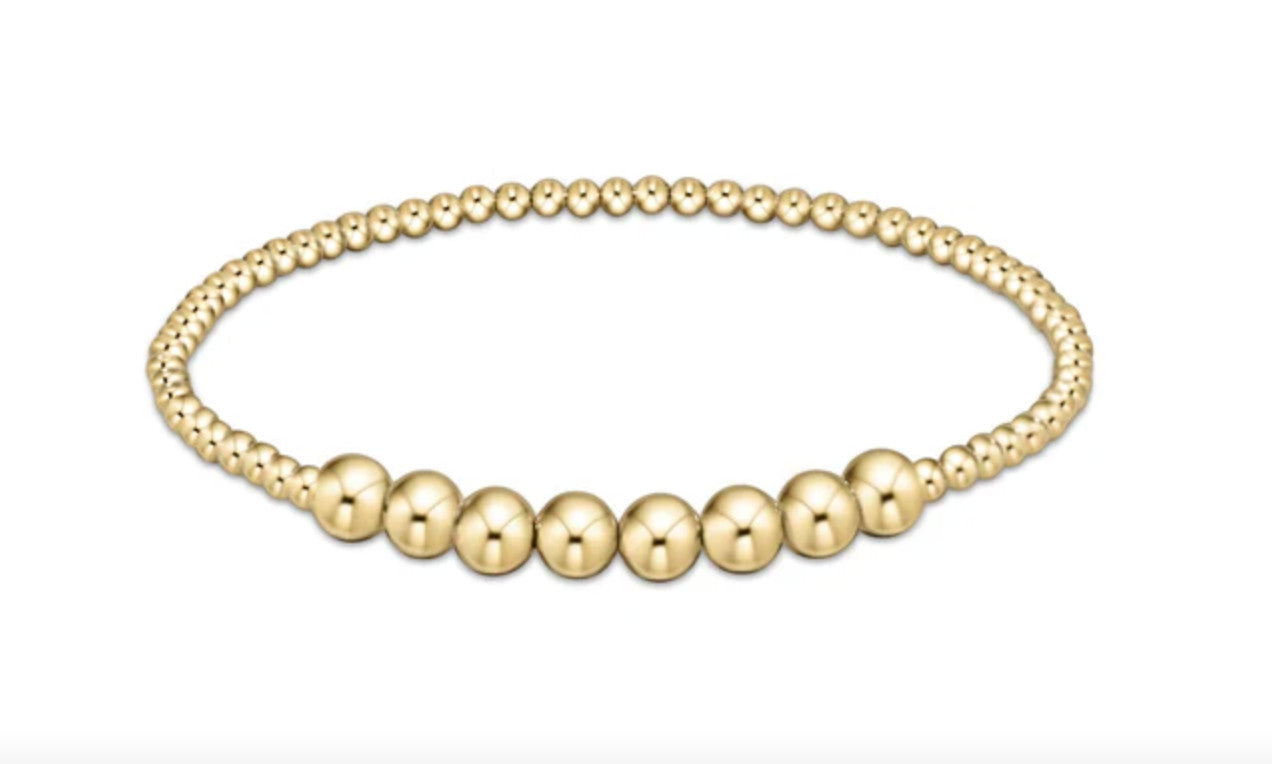 Enewton Classic Beaded Bliss 2.5mm Bead Bracelet 5mm Gold