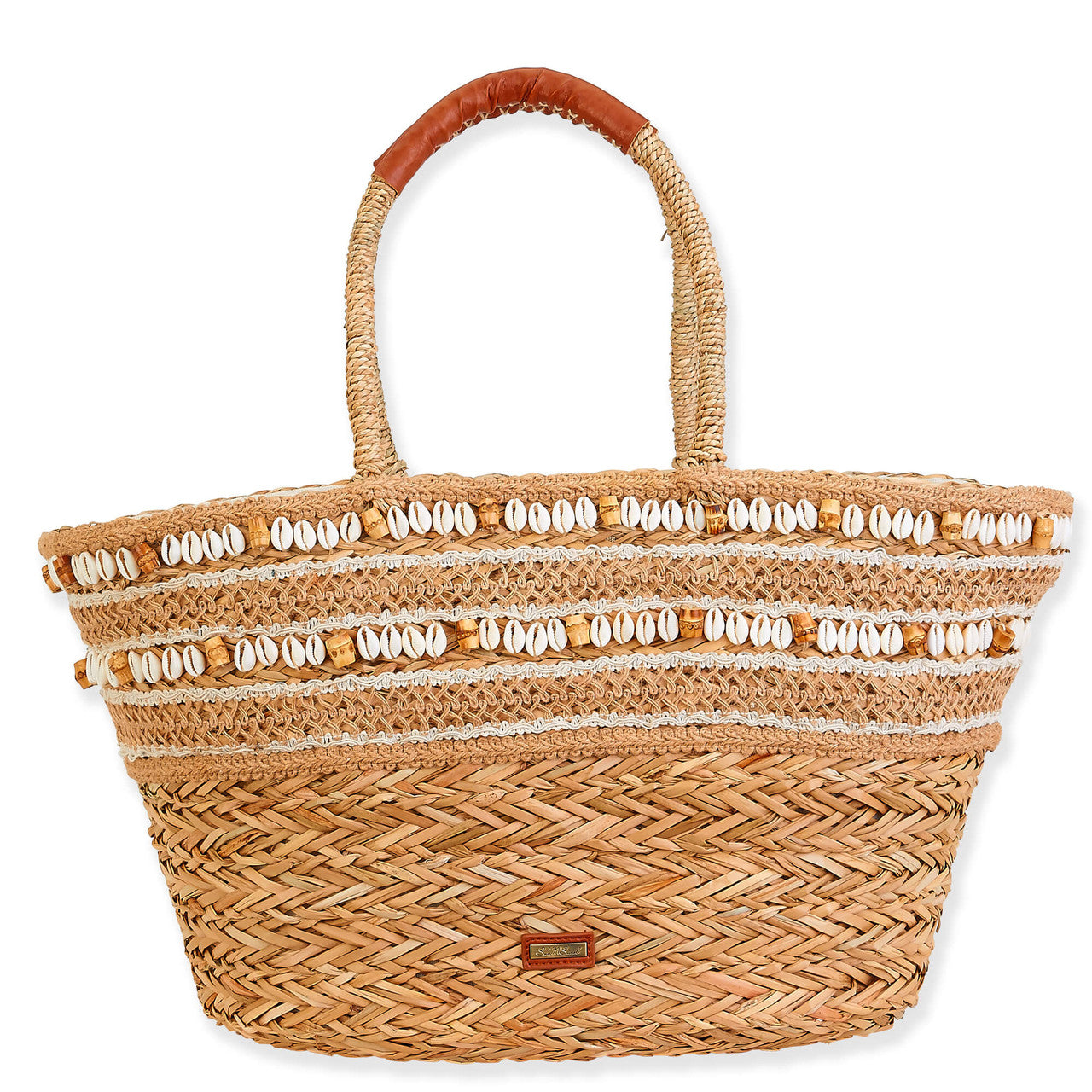 Sun 'N' Sand Benidorm Natural Straw Shoulder Tote