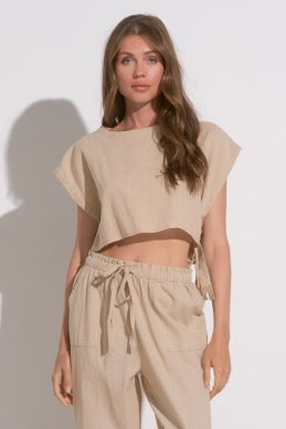 Elan Sophia Crop Top