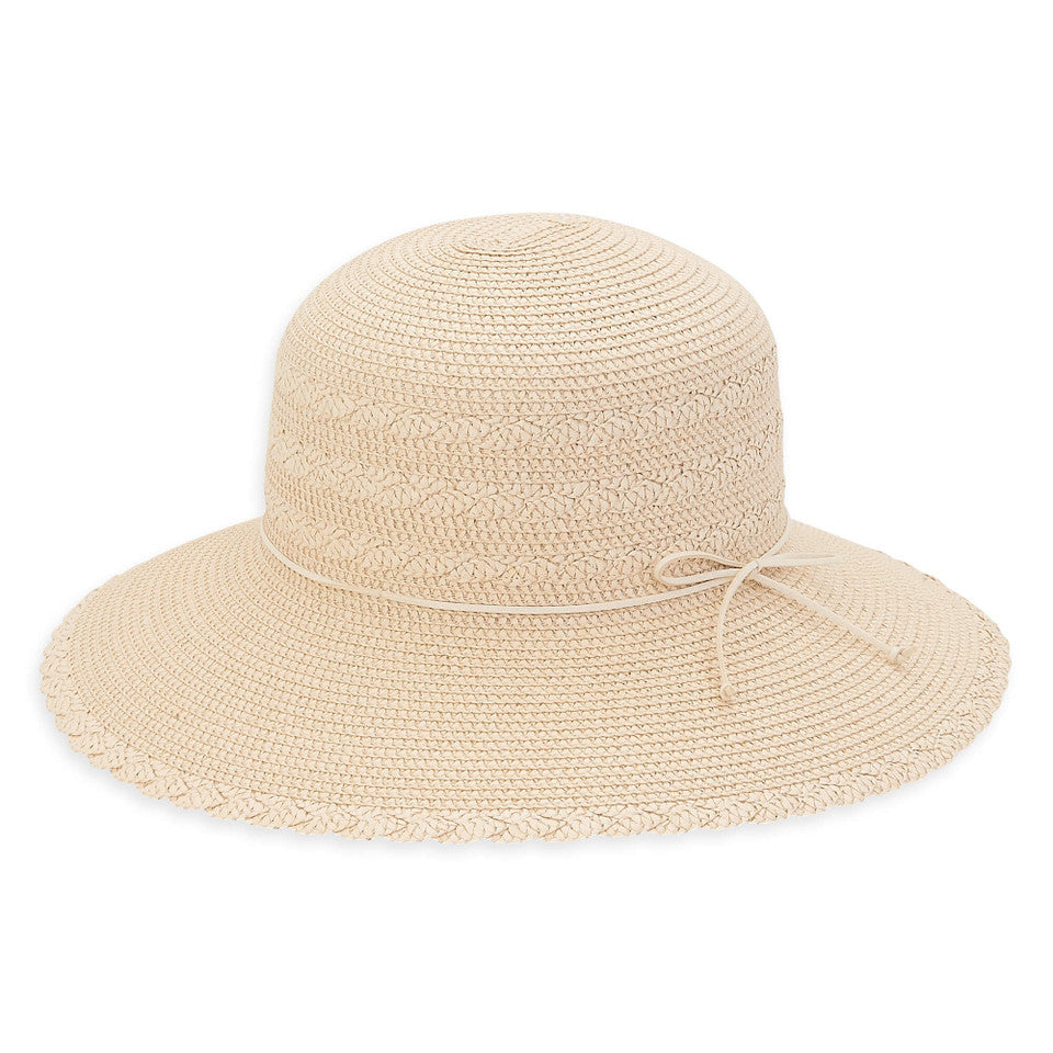 Sun 'N' Sand Cris Paper Braid Wide Brim Hat
