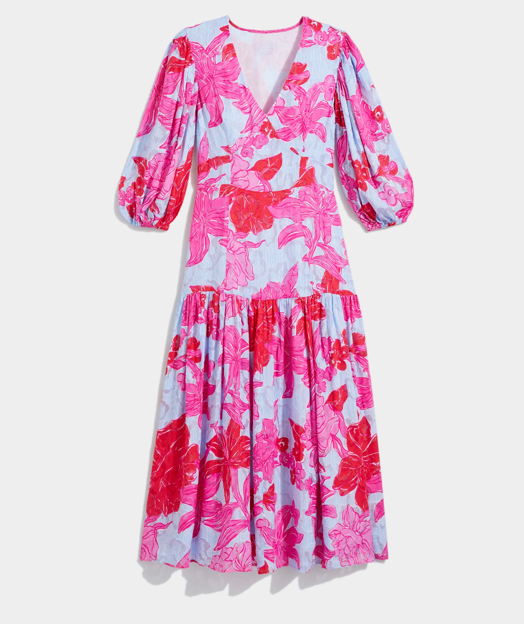 Vineyard Vines Kentucky Derby Roses Maxi Dress