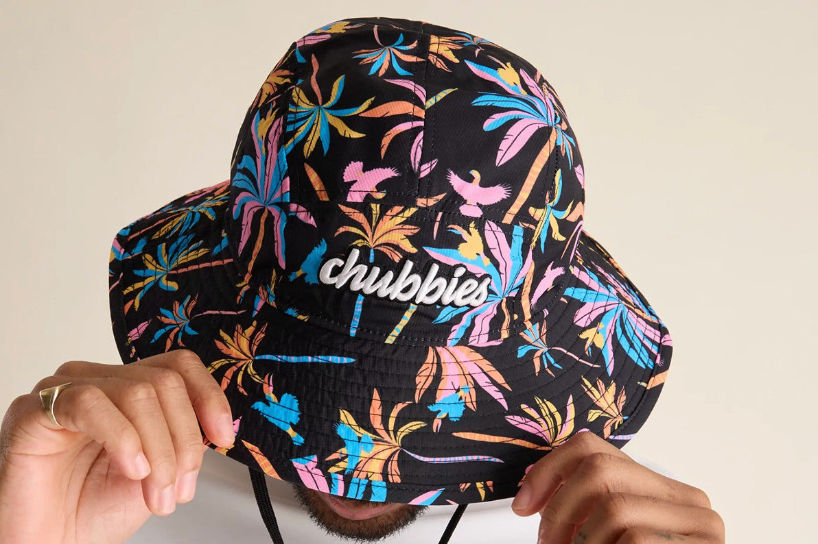 Chubbies The Black Light Night Bonnie Hat Black
