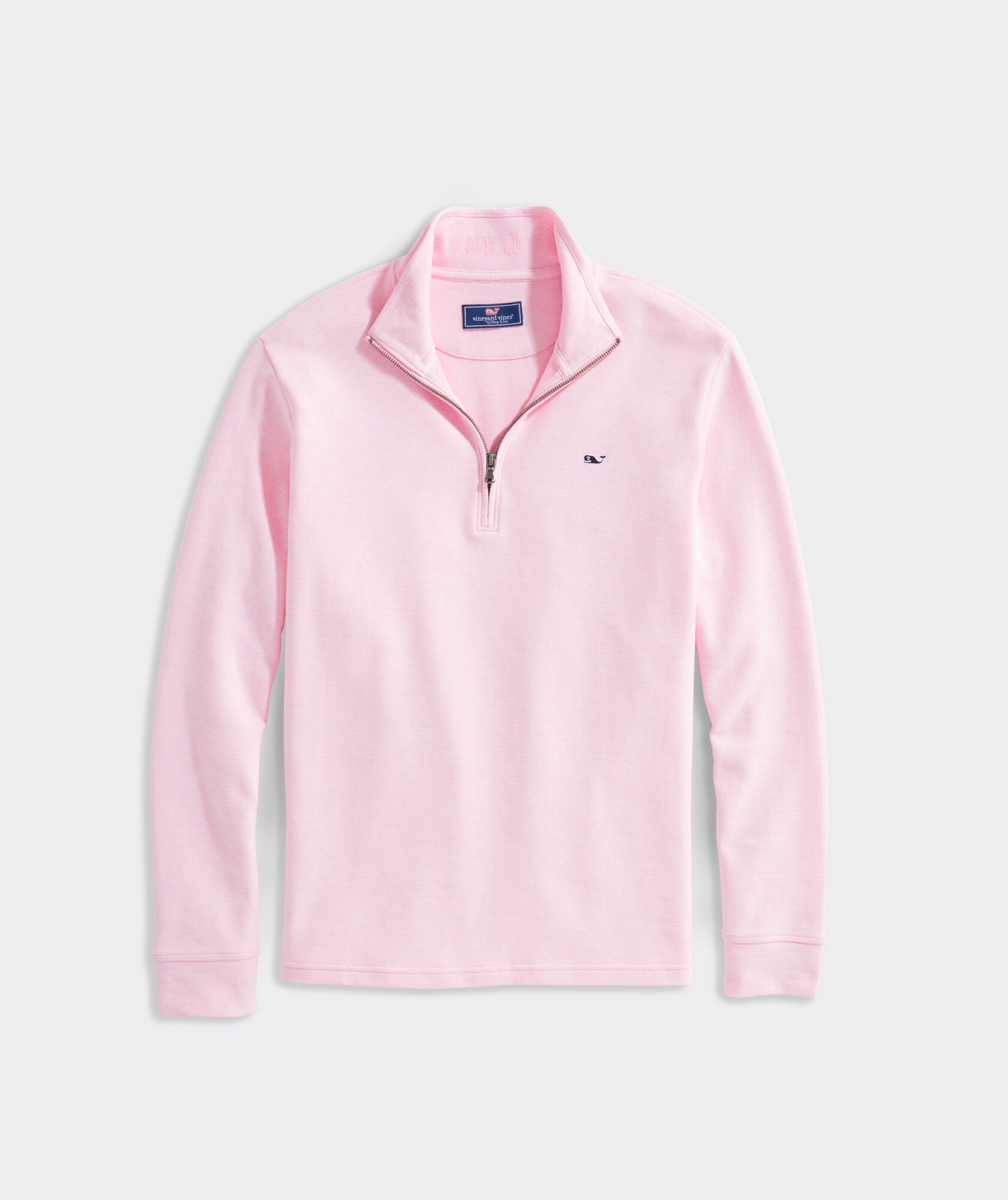 Vineyard Vines Saltwater Quarter Zip Pink Cloud