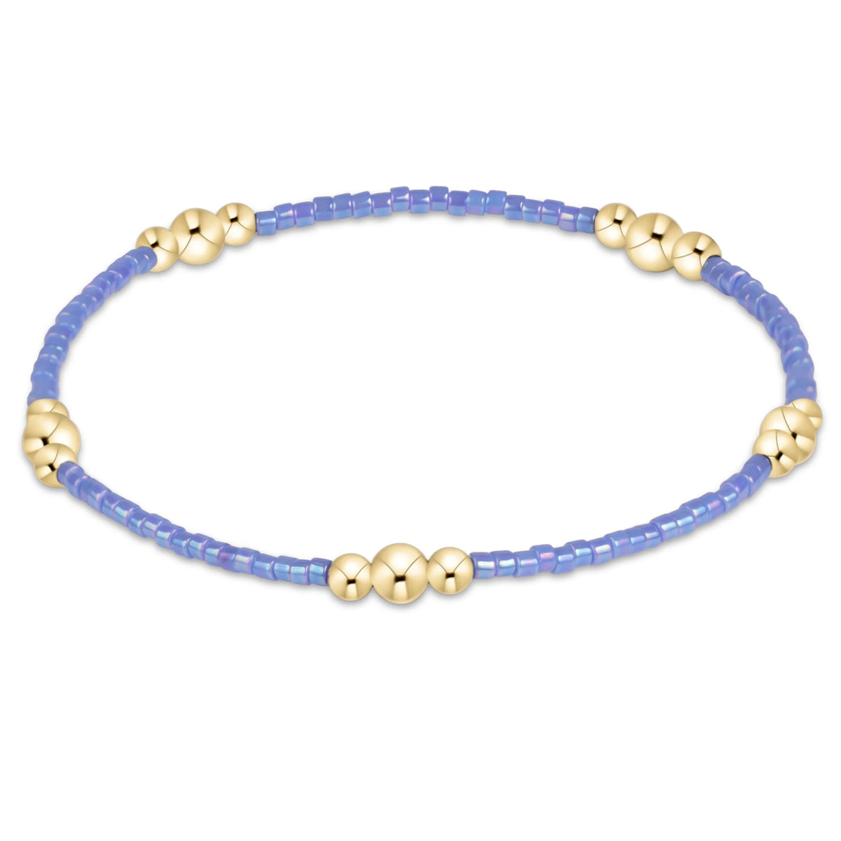 Enewton Hope Purpose Gold Bracelet Bright Blue