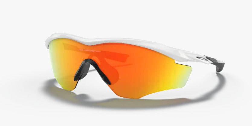 Oakley Polished White w/ Fire Iridium Lens M2 Frame XL Sunglasses