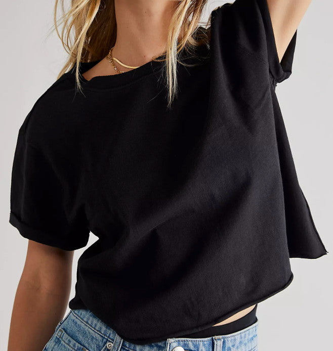 Free People We The Free The Perfect Tee Black