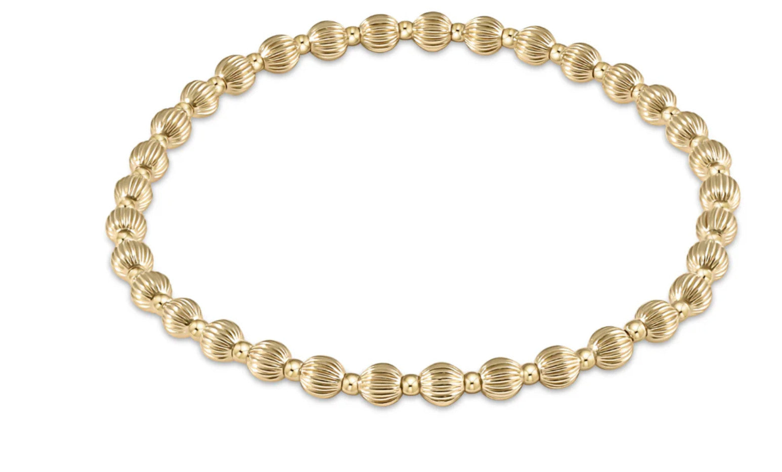 Enewton Extends Dignity Grateful Pattern 4mm Bead Bracelet