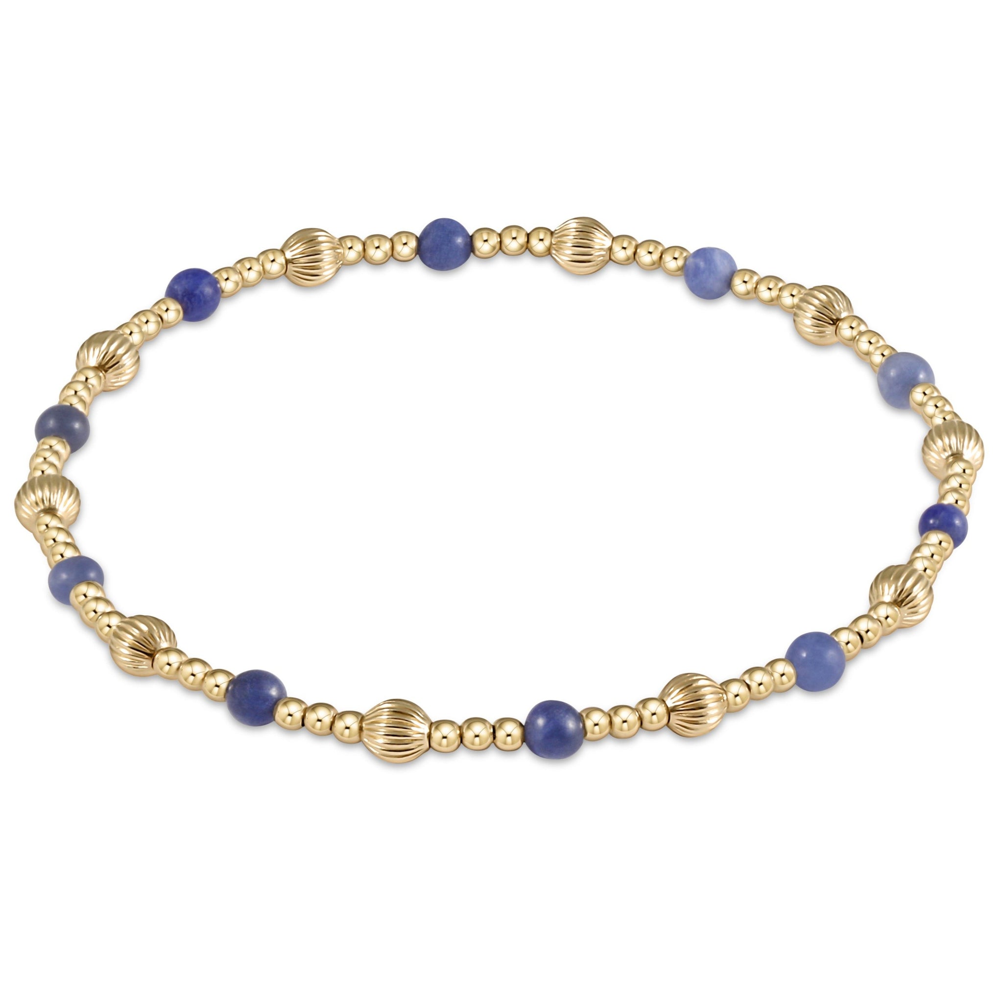 ENewton Dignity Sincerity Pattern 4mm Bead Bracelet