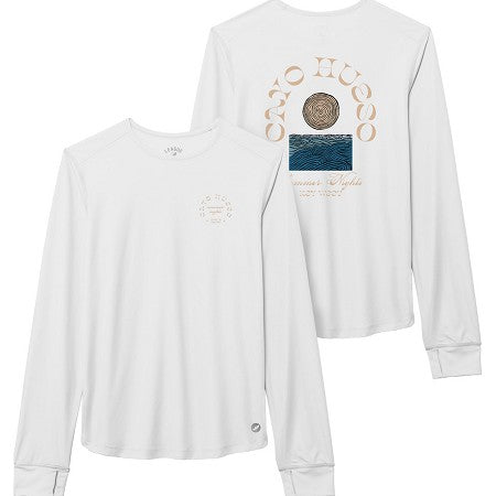 Legacy Cayo Hueso Summer Nights Ladies LS Perf Shirt White