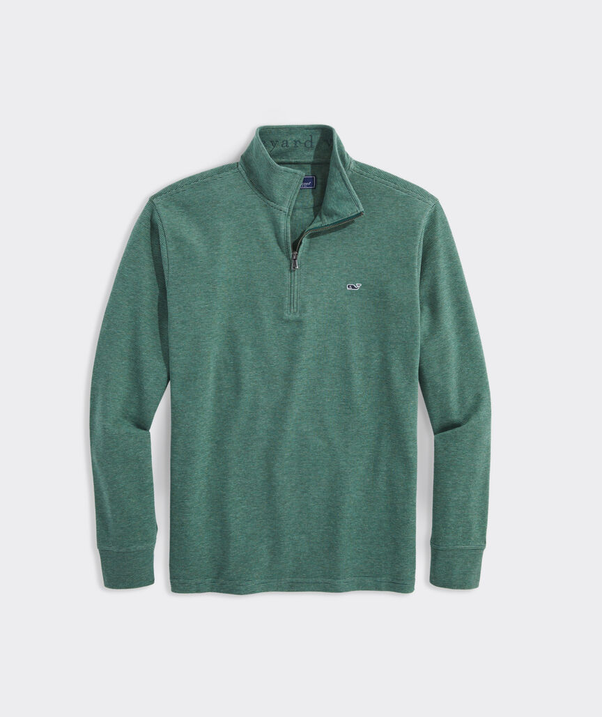 Vineyard Vines Saltwater Quarter Zip Charleston Green