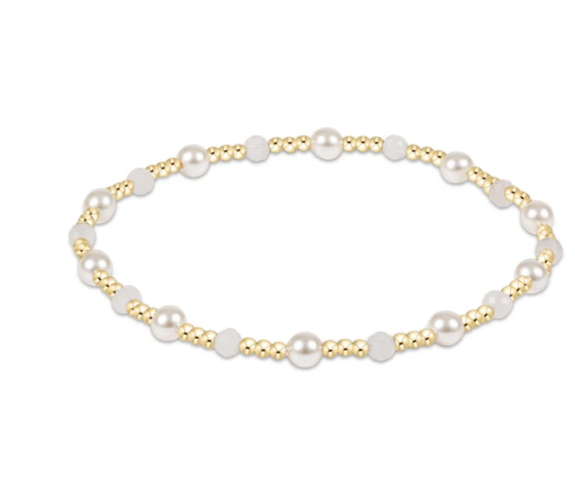 Enewton Pearl Sincerity Pattern 4mm Bead SS'25 Bracelet