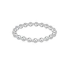 Enewton Classic Grateful Pattern 6mm Bead Bracelet Sterling Silver