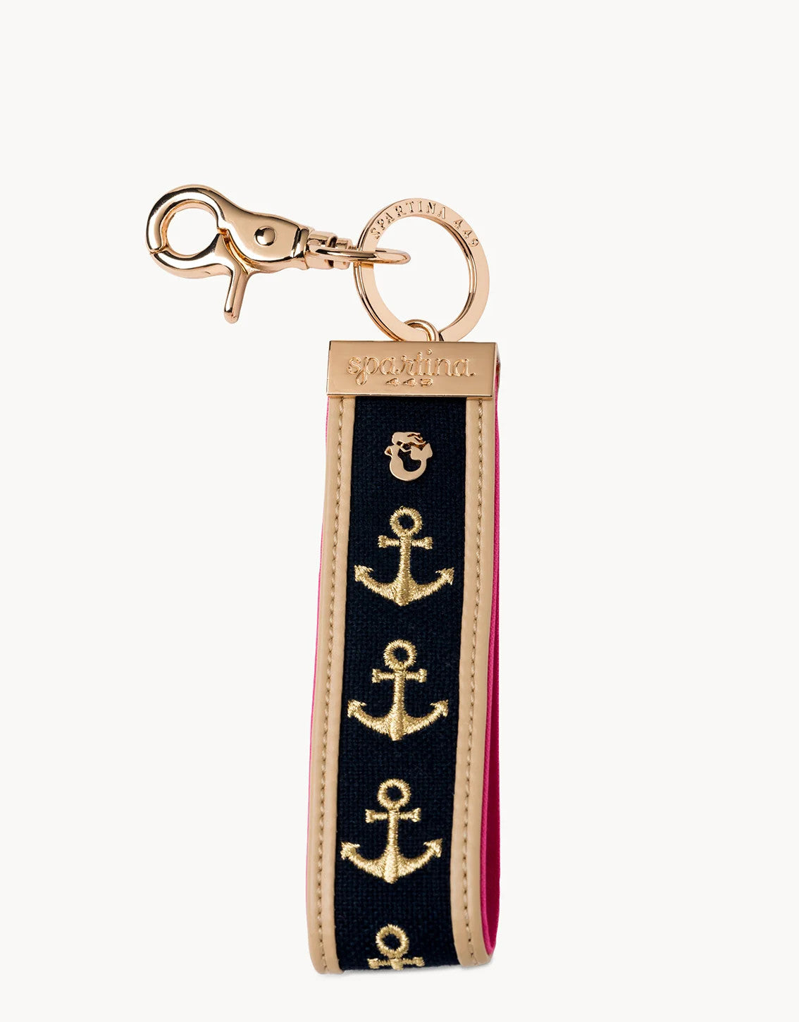 Spartina Grab-n-Go Keychain Anchor Navy