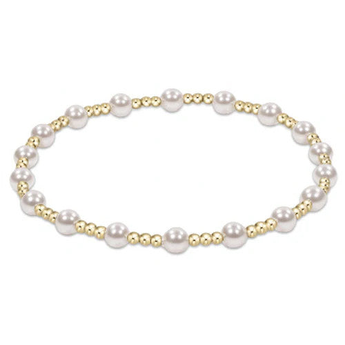 Egirl Sincerity 4mm Bead Bracelet Pearl