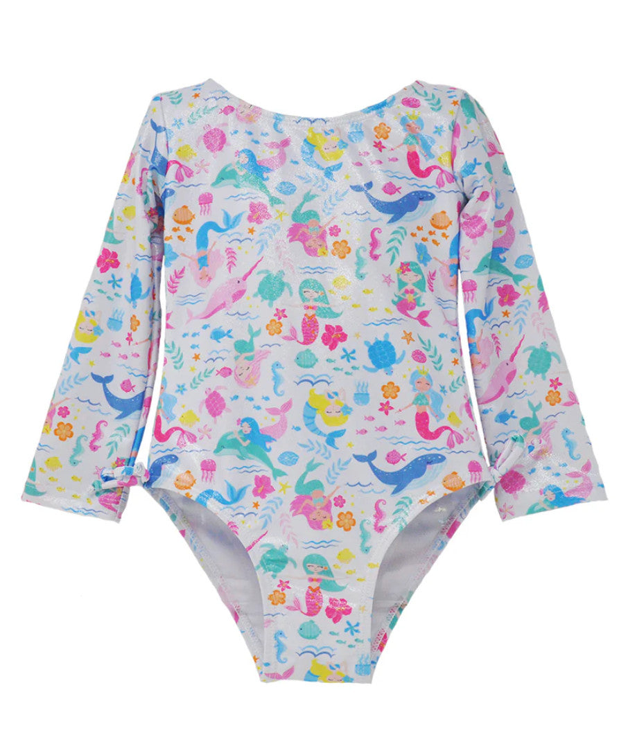 Flap Happy Charlie Rash Guard Swimsuit Mermaid Friends