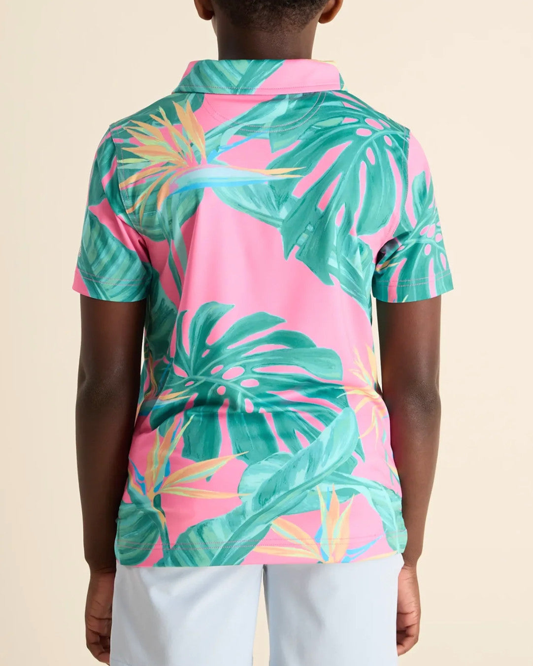 Chubbies Youth The Birds Of Paradise Performance Polo