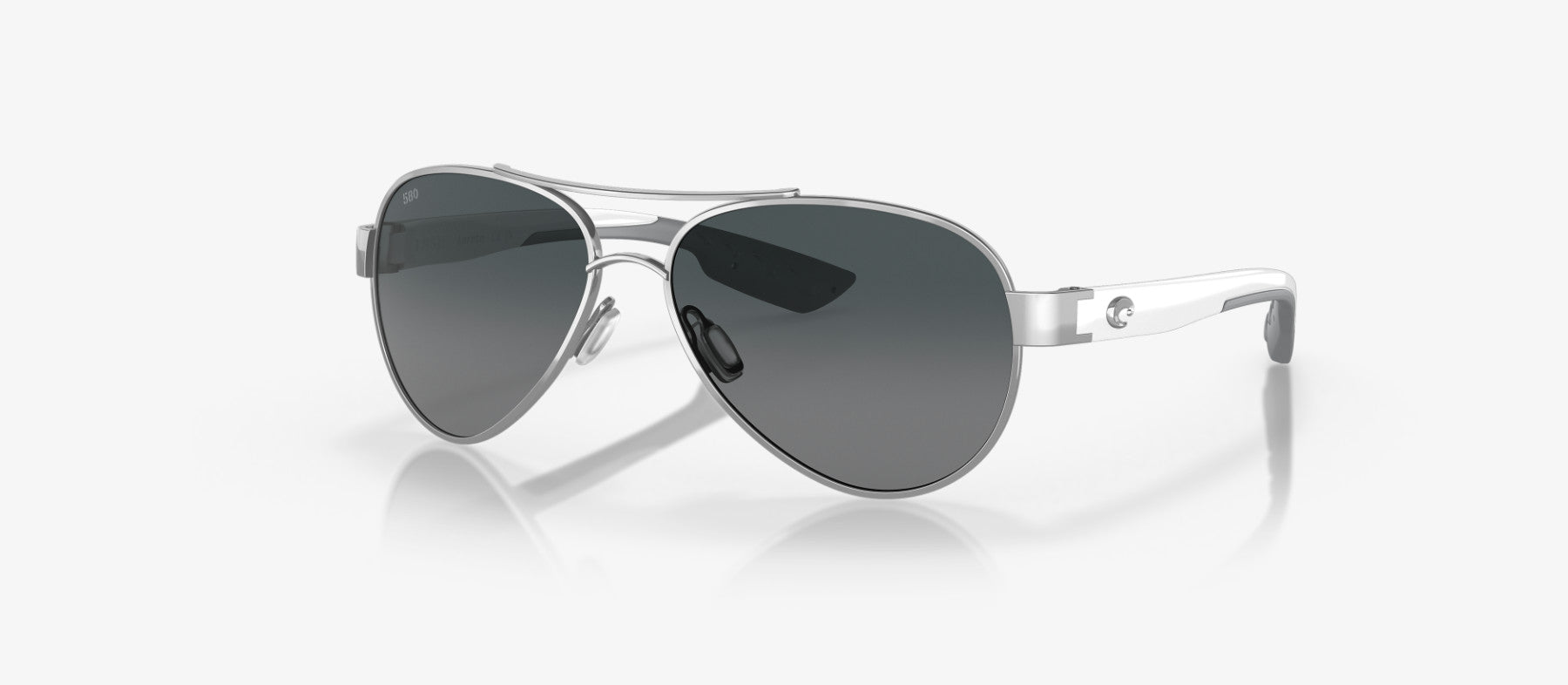 Costa Loreto Palladium Frame w/ Gray Gradient Lens 580G Sunglasses Polarized