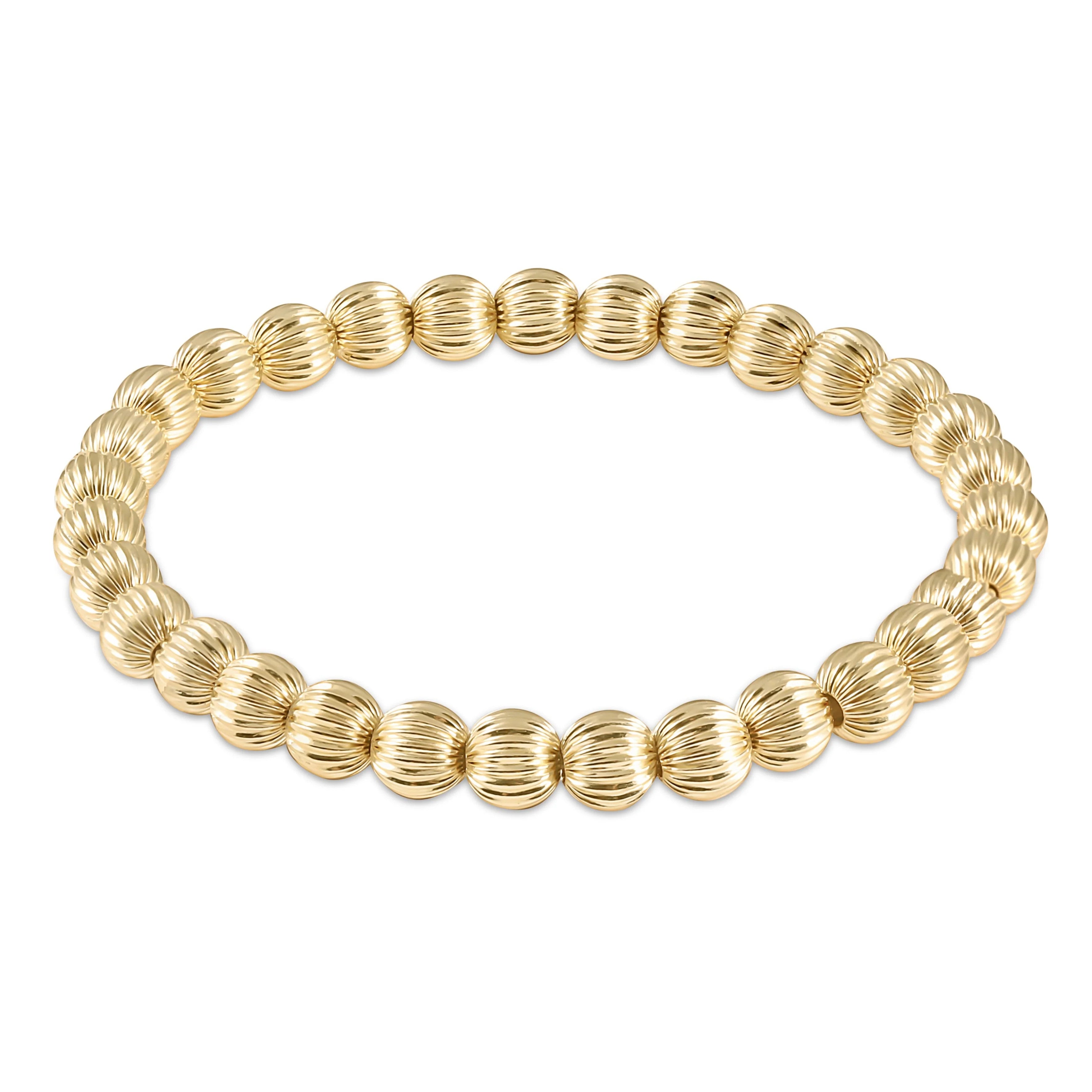 Enewton Extends Dignity Gold 6mm Bead Bracelet SS'24