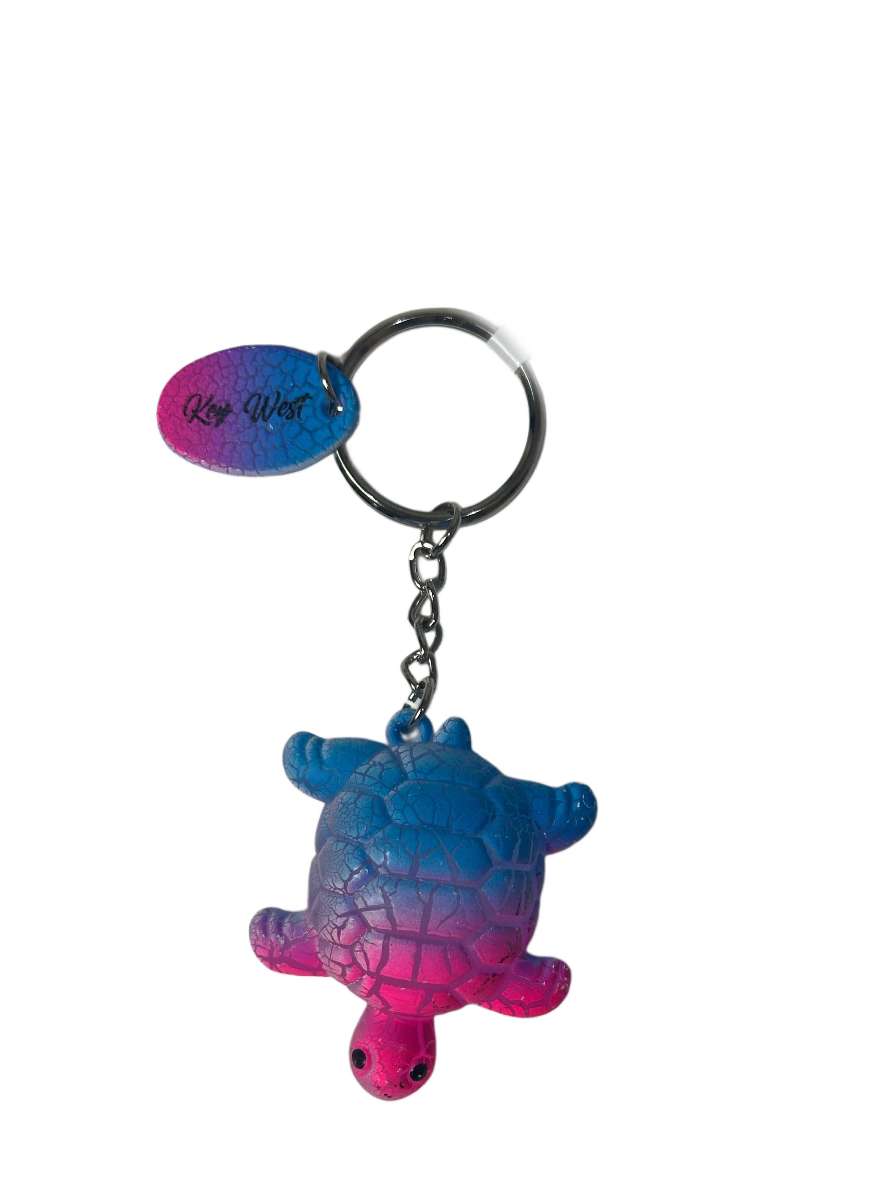 Turtle Colorful Key West Keychain