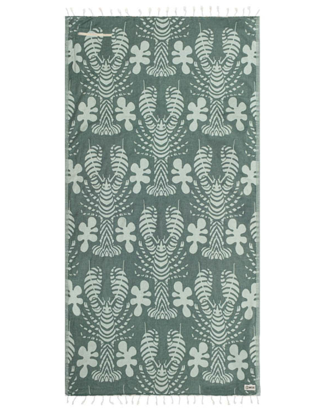 Sand Cloud Lumen With Zip Pocket Towel Teal