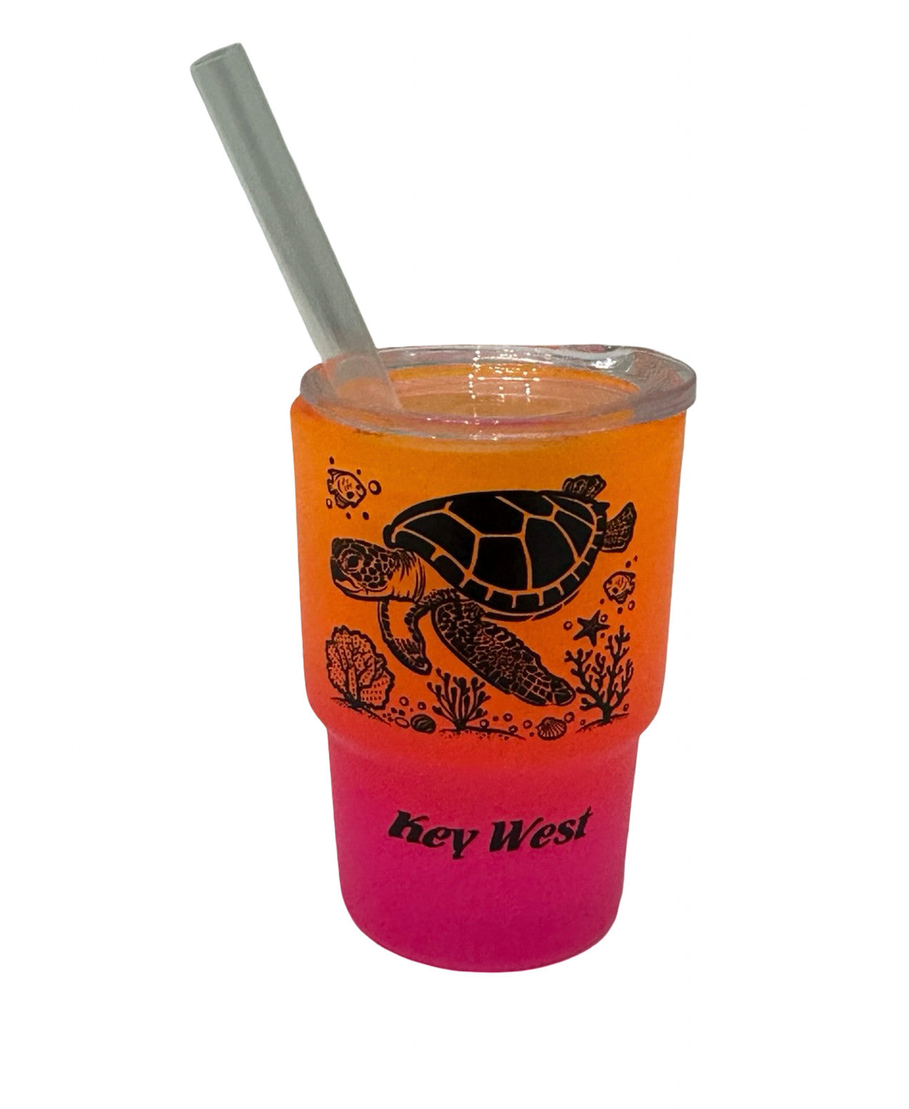 Turtles & Tides Key West Matte Mini Tumbler Shot Glass