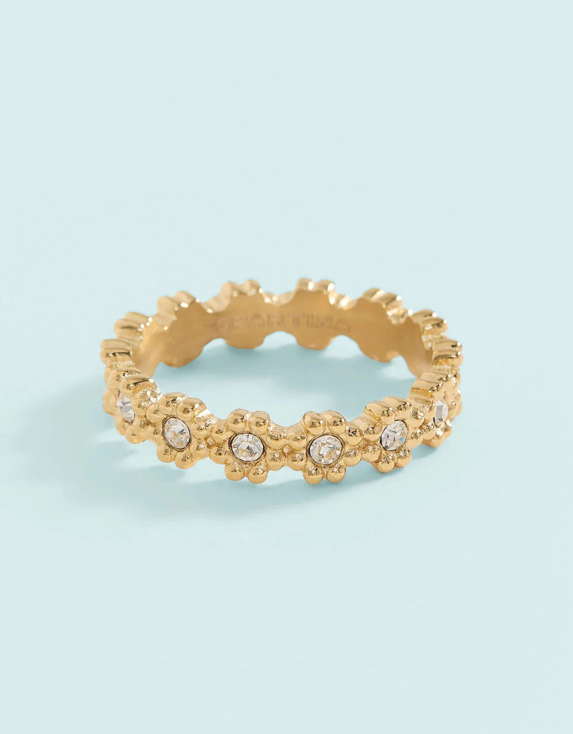 Spartina  Floret Ring Crystal