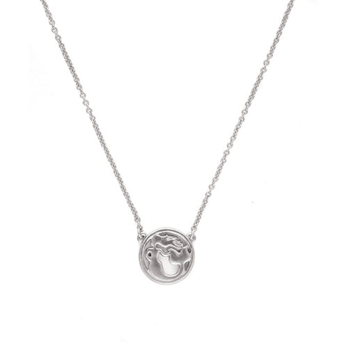 Spartina Believe Mermaid Sea La Vie Necklace Silver