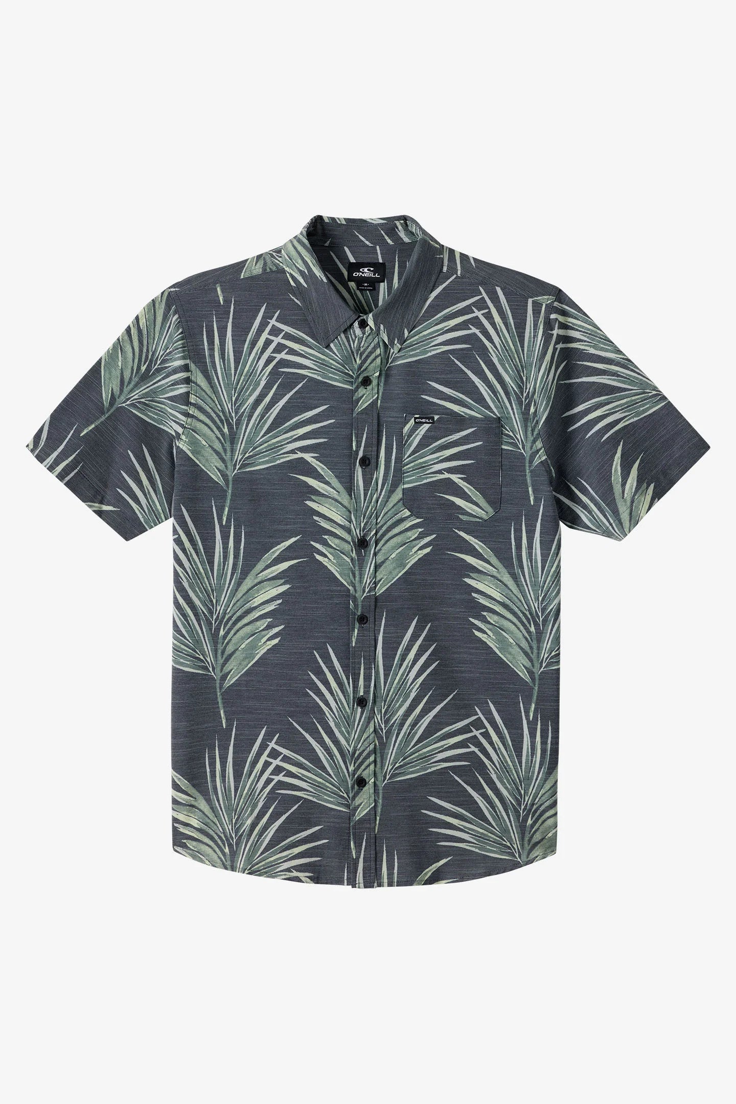 O'Neill UPF Slub Relaxed Woven Shirt SS Black