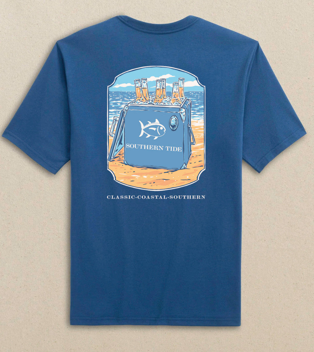 Southern Tide ST Cooler Tee SS Nautical Blue
