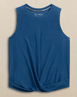 Southern Tide Lacy Coastal Breeze Active Twist Tank Nautical Blue